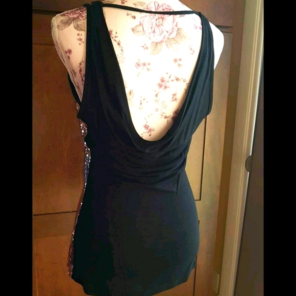 Guess Sequins drop back tank - Picture 3 of 4
